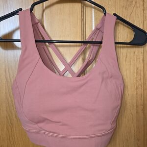 Lululemon Athletica Dusty Rose Strappy Sports Bra